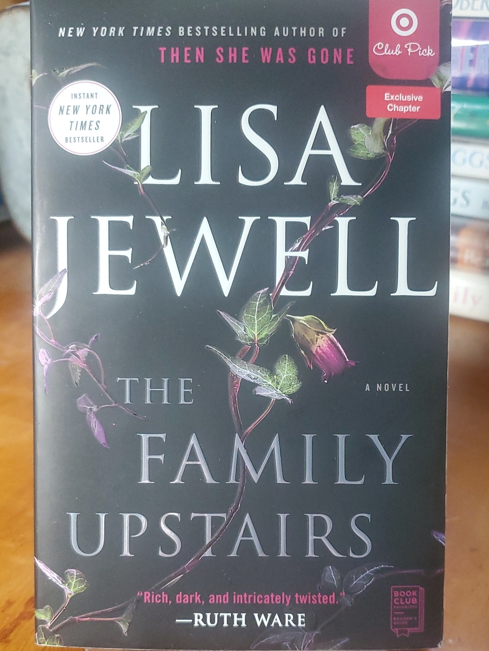 Lisa Jewell "The Family Upstairs" Paperback - Black with Pink/Green Accents